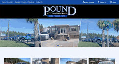 Desktop Screenshot of poundautomotive.com